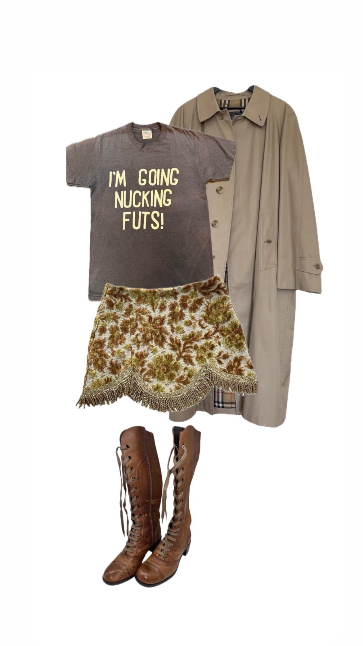 [REMAKE] Fringe Jacquard Skirt