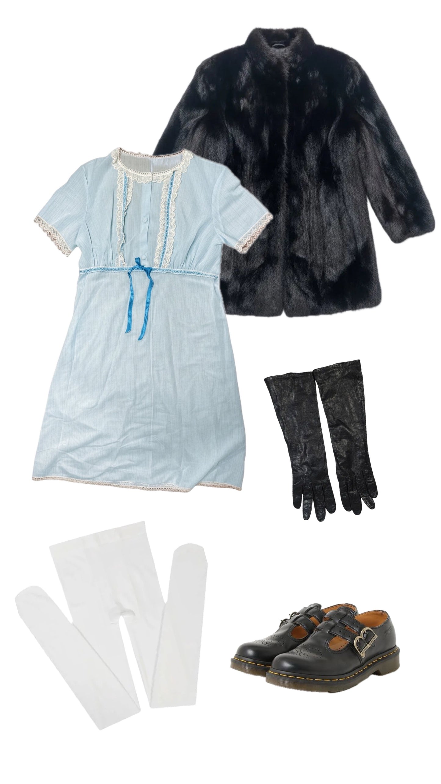 [USED] Dark Brown Real Fur Coat