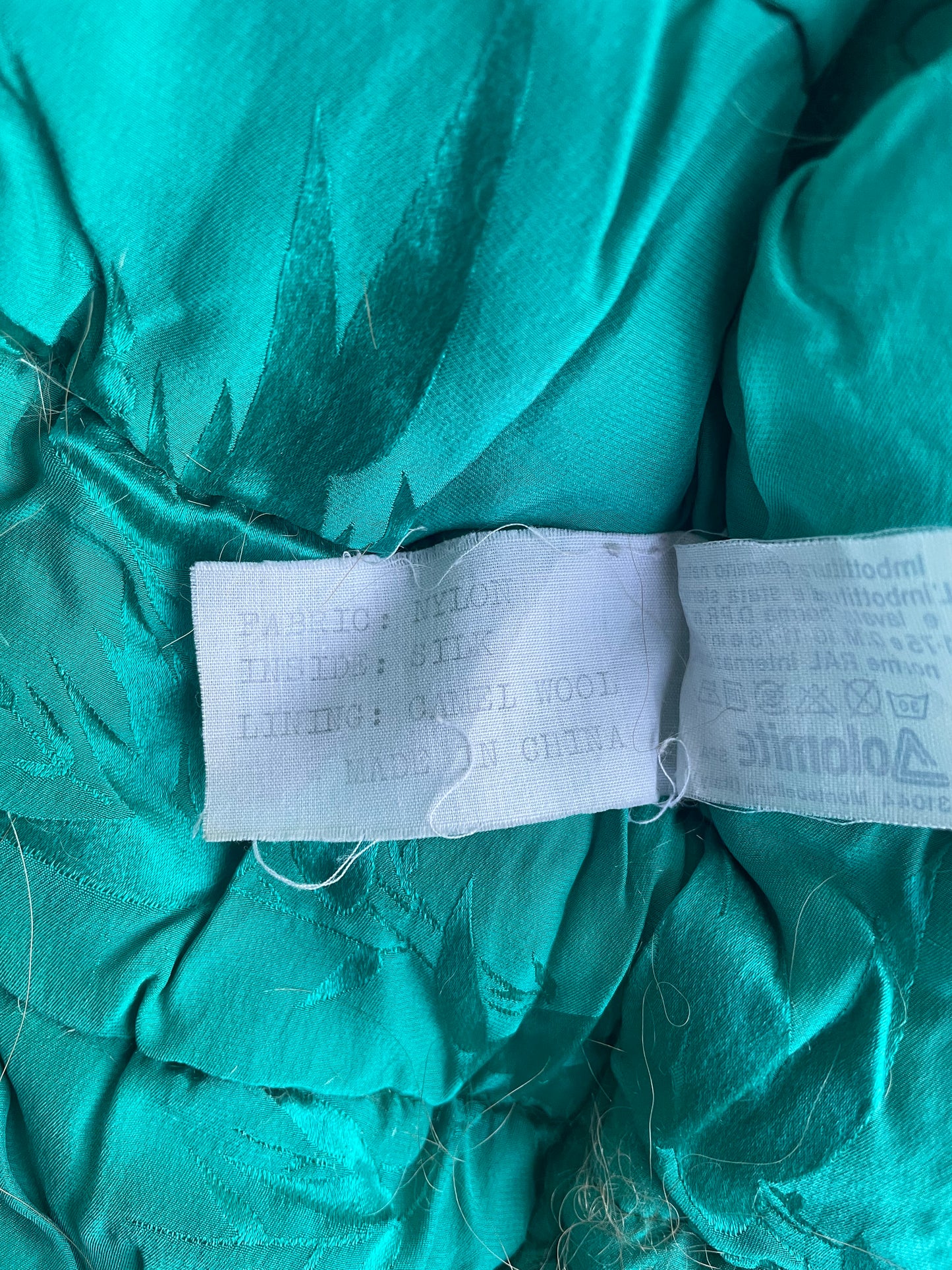 [VINTAGE] Floral Quilted Jacket – Emerald Green