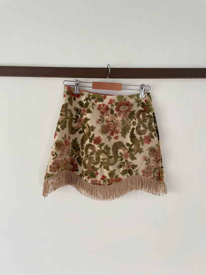 [MADE TO ORDER] Fringe Tapestry Skirt
