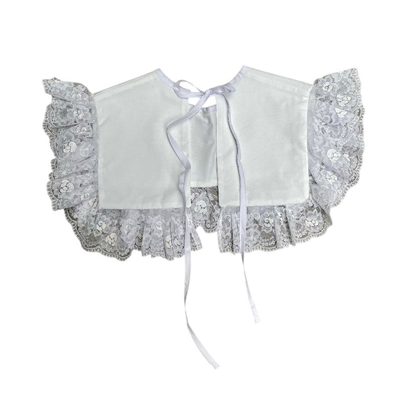 [MADE TO ORDER] Oversized removable ruffled collar