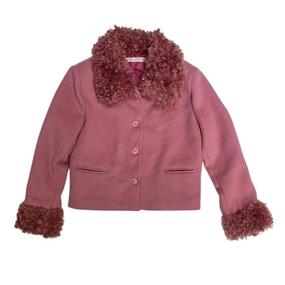 [USED] Faux Fur Collar Jacket