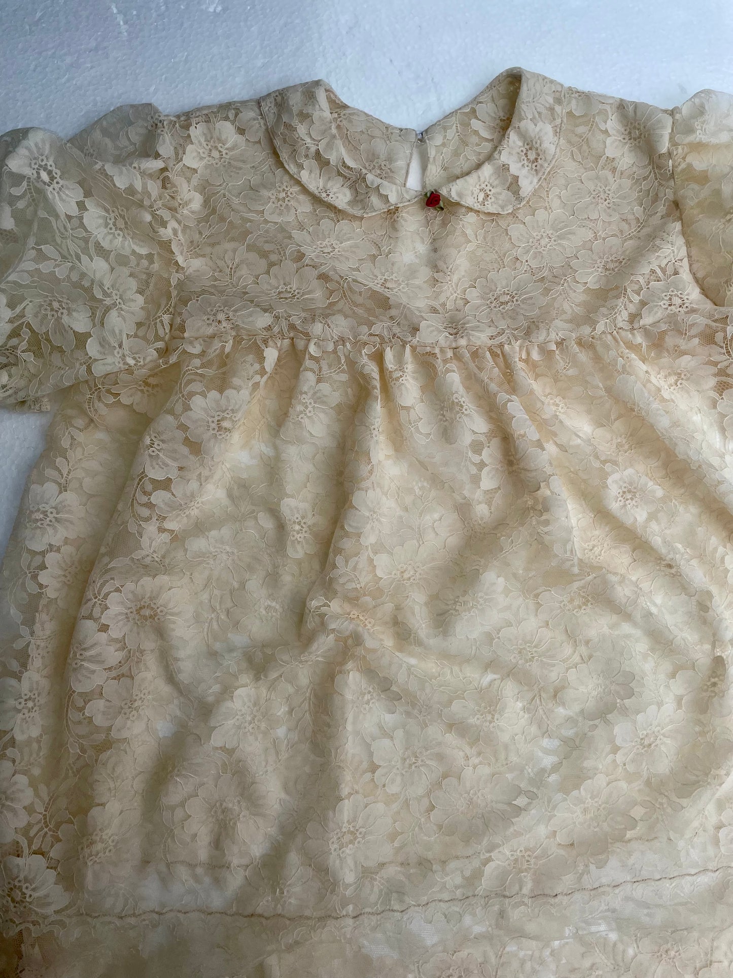 [ONE OF A KIND] French Lace Baby Doll Mini Dress / Blouse