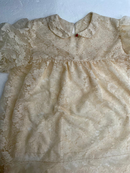[ONE OF A KIND] French Lace Baby Doll Mini Dress / Blouse