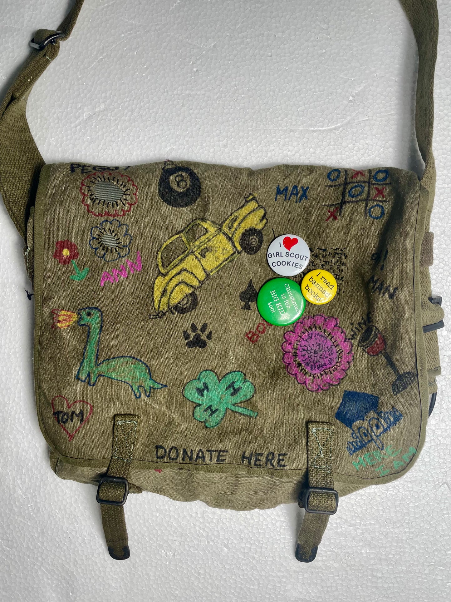 [CUSTOMIZED] 1950s French Army Bag