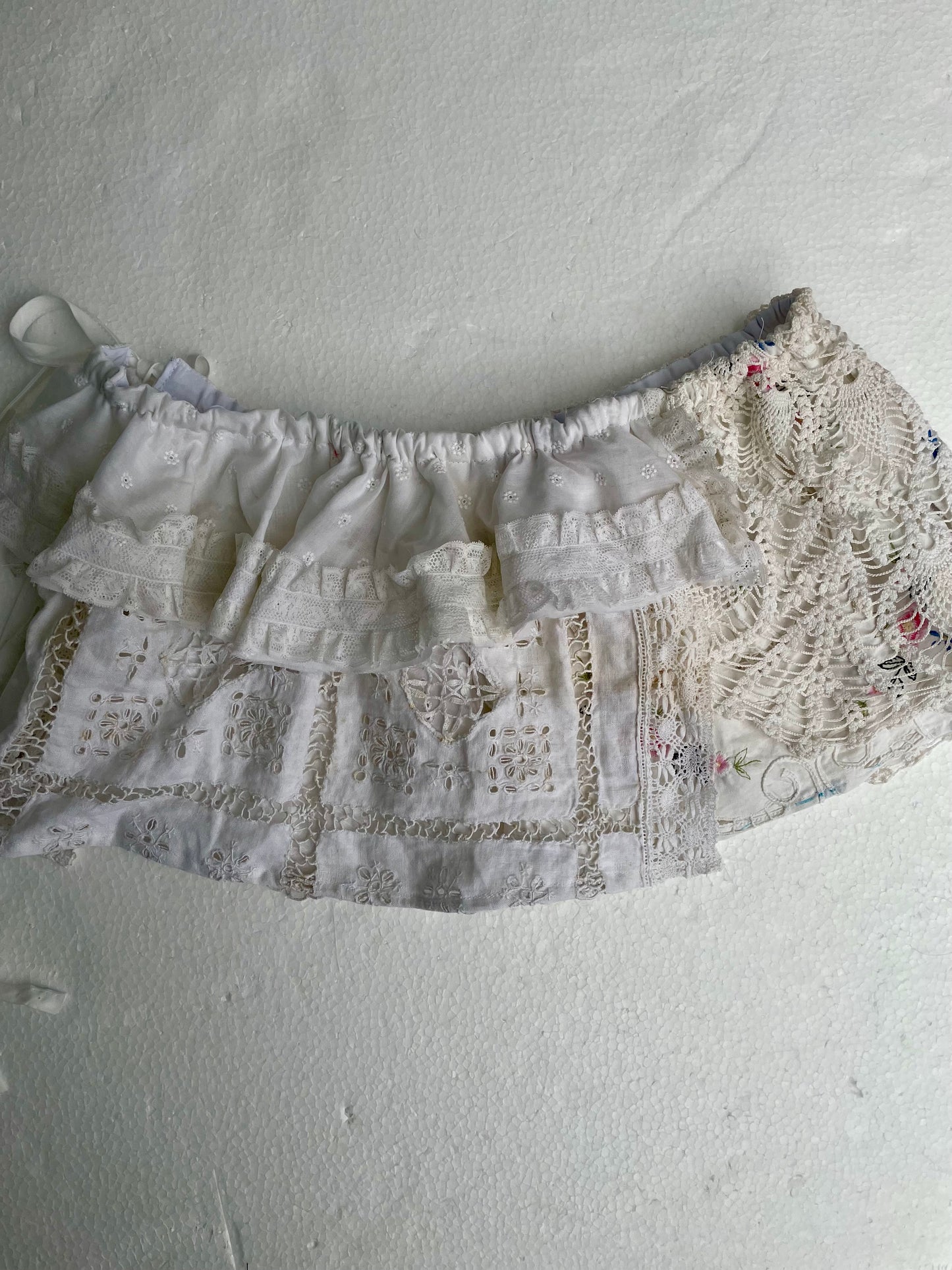 [REMAKE] Laces layer Mini Skirt