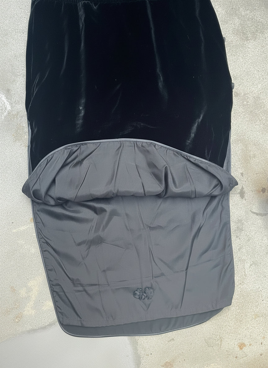 [USED] Black Velvet Qipao