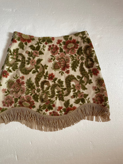 [MADE TO ORDER] Fringe Tapestry Skirt