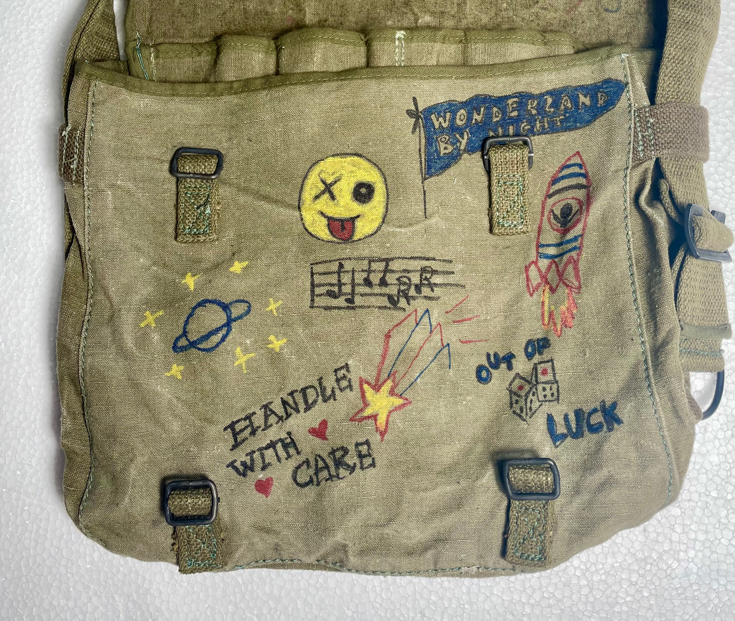 [CUSTOMIZED] 1950s French Army Bag