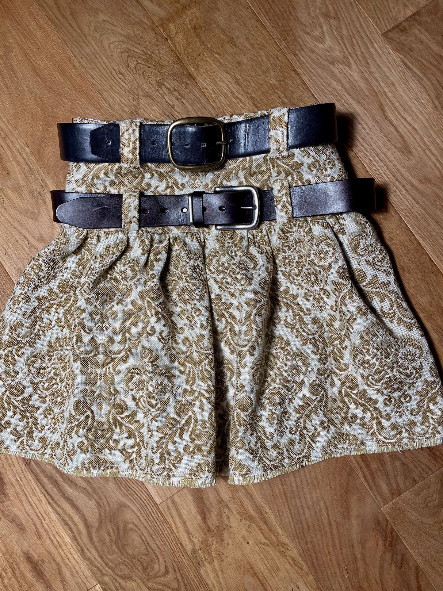 [REMAKE] Double belt Skirt