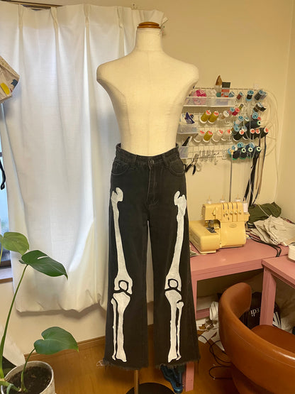 [REMAKE] Vintage Skeleton Jeans