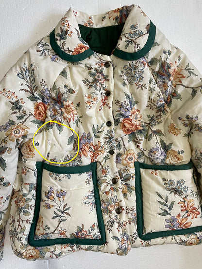 [REMAKE] Floral Puffer Jacket