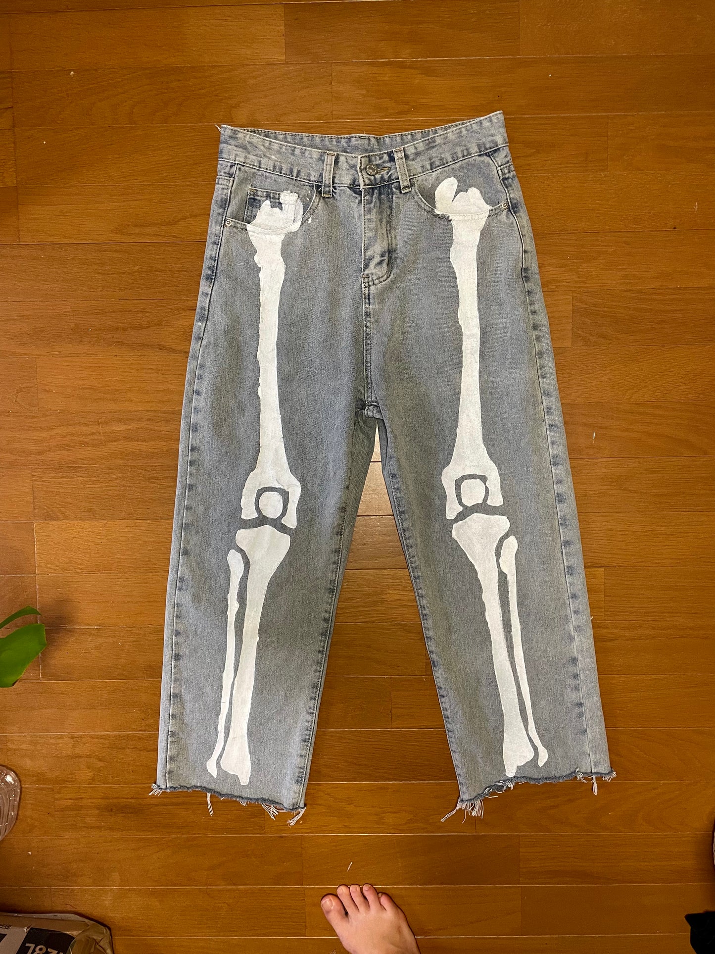 [REMAKE SAMPLE] Vintage Skeleton Jeans