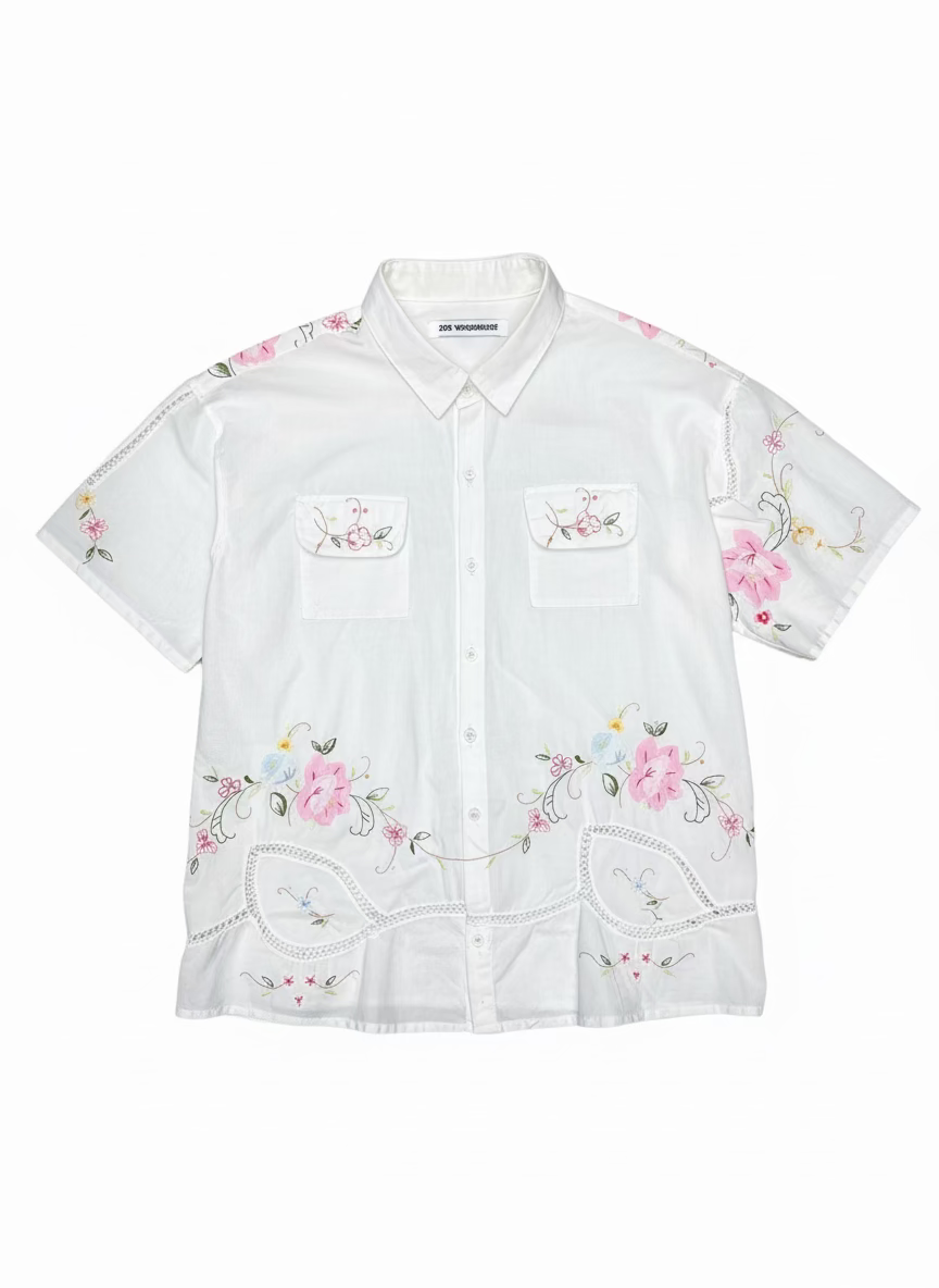 [REMAKE] Vintage Embroidered Tablecloth