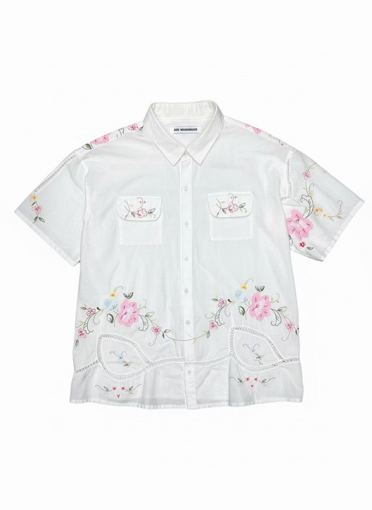 [REMAKE] Vintage Embroidered Tablecloth