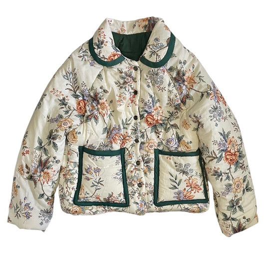 [REMAKE] Floral Puffer Jacket