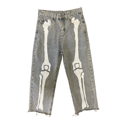 [REMAKE SAMPLE] Vintage Skeleton Jeans