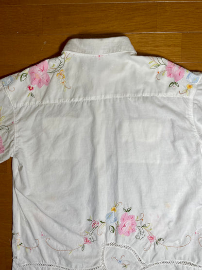 [REMAKE] Vintage Embroidered Tablecloth