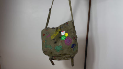 [CUSTOMIZED] 1950s French Army Bag